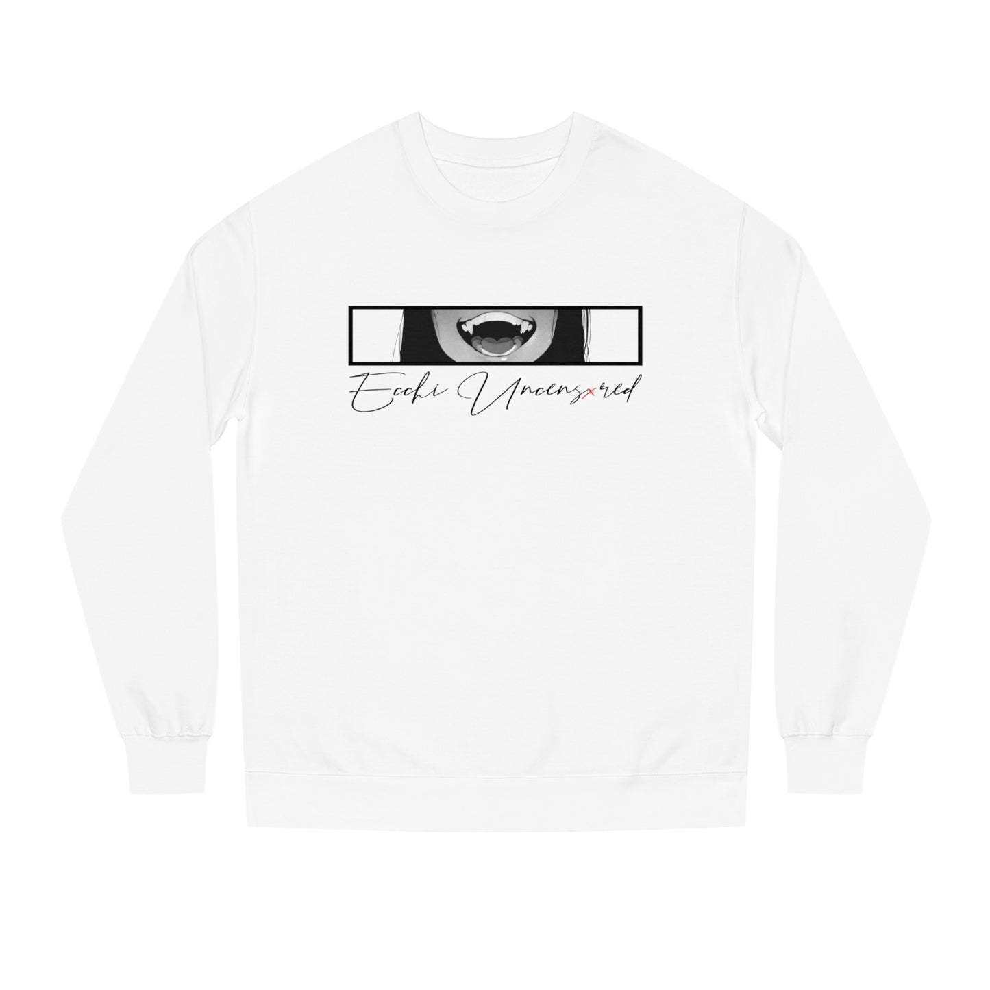 Creepy Ahegao • Crew Neck Sweatshirt • Print