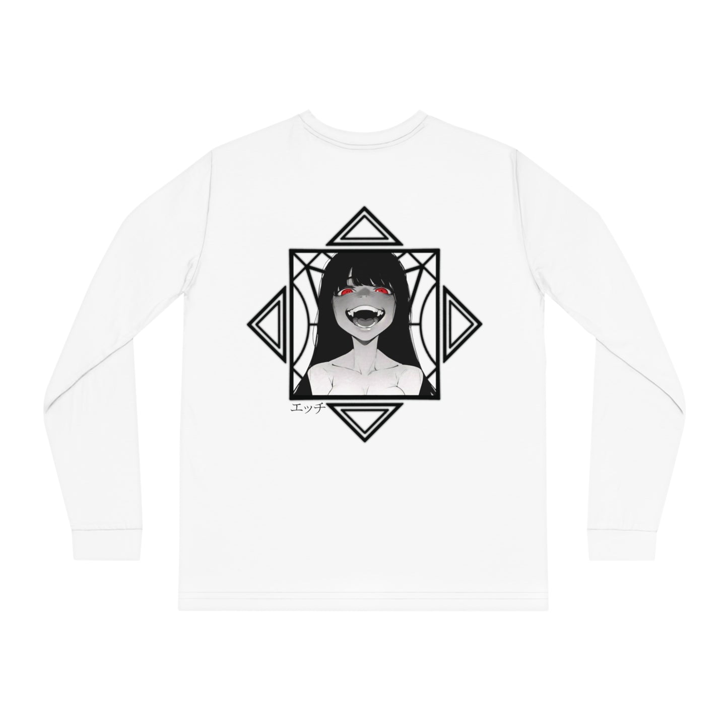Creepy Ahegao • Long Sleeve T-Shirt • Print