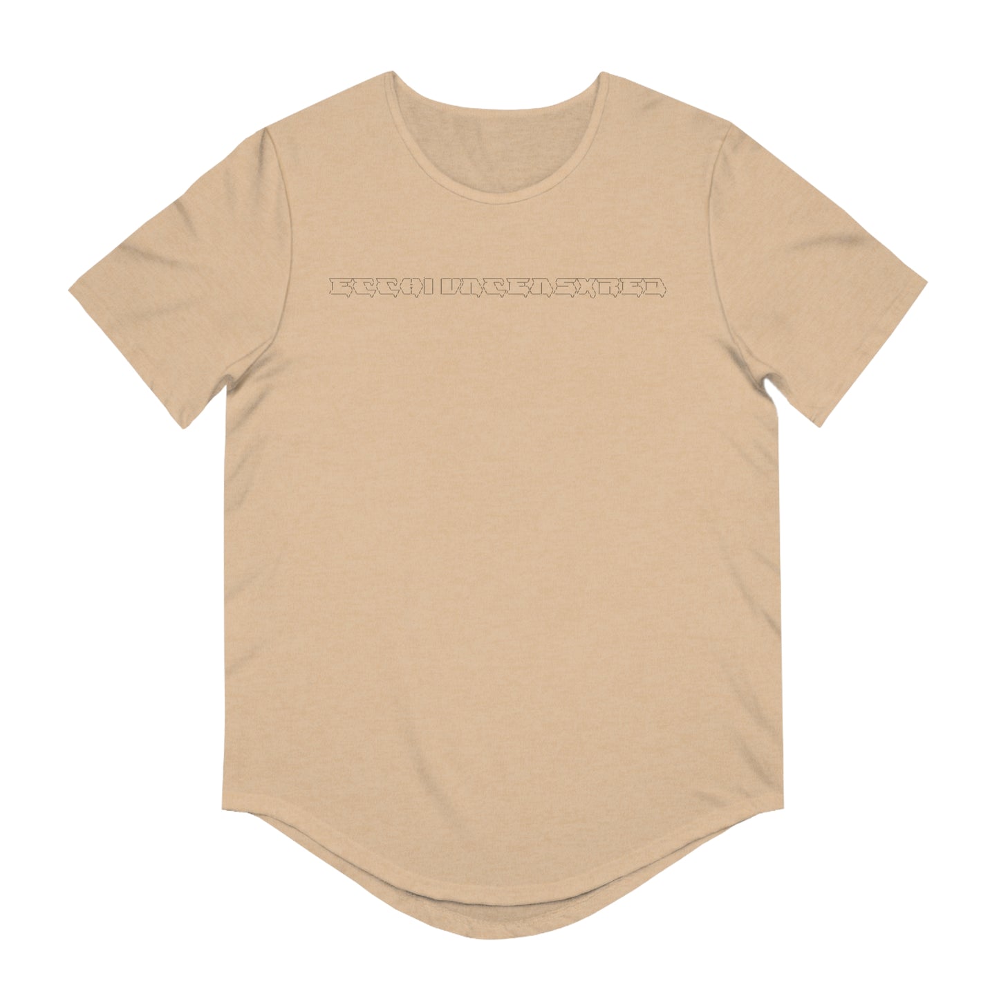Ecchi Ascii Uncensxred • Hem T-Shirt • Print