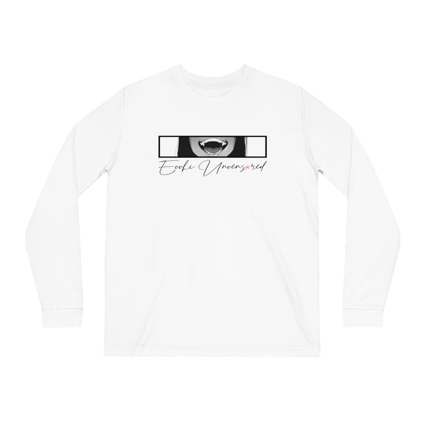 Creepy Ahegao • Long Sleeve T-Shirt • Print