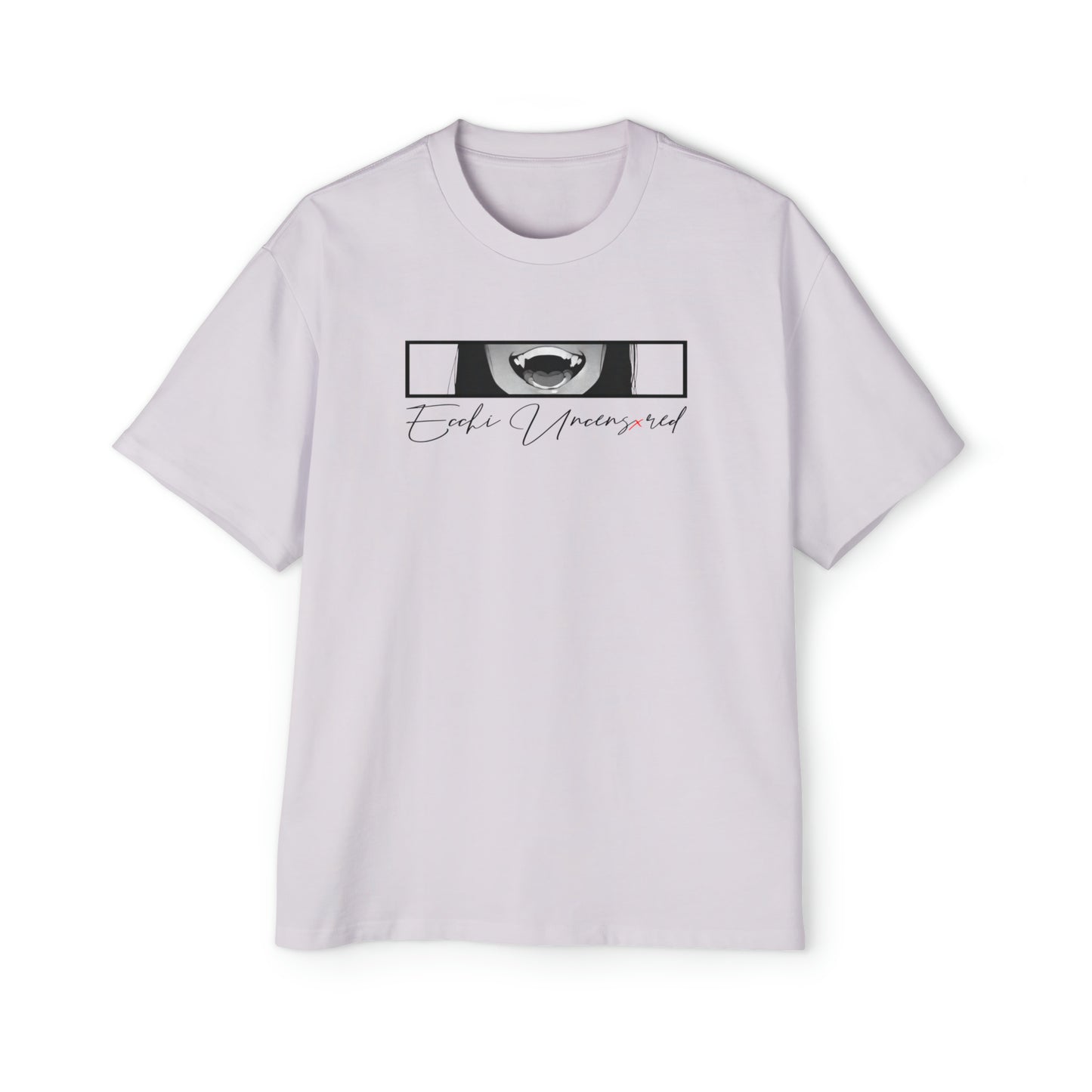 Creepy Ahegao • Over Sized T-Shirt • Print