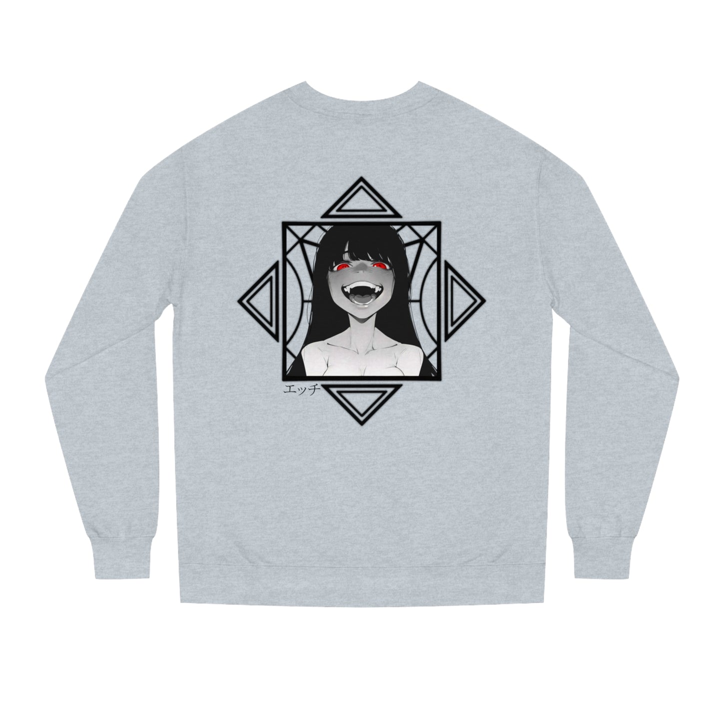 Creepy Ahegao • Crew Neck Sweatshirt • Print