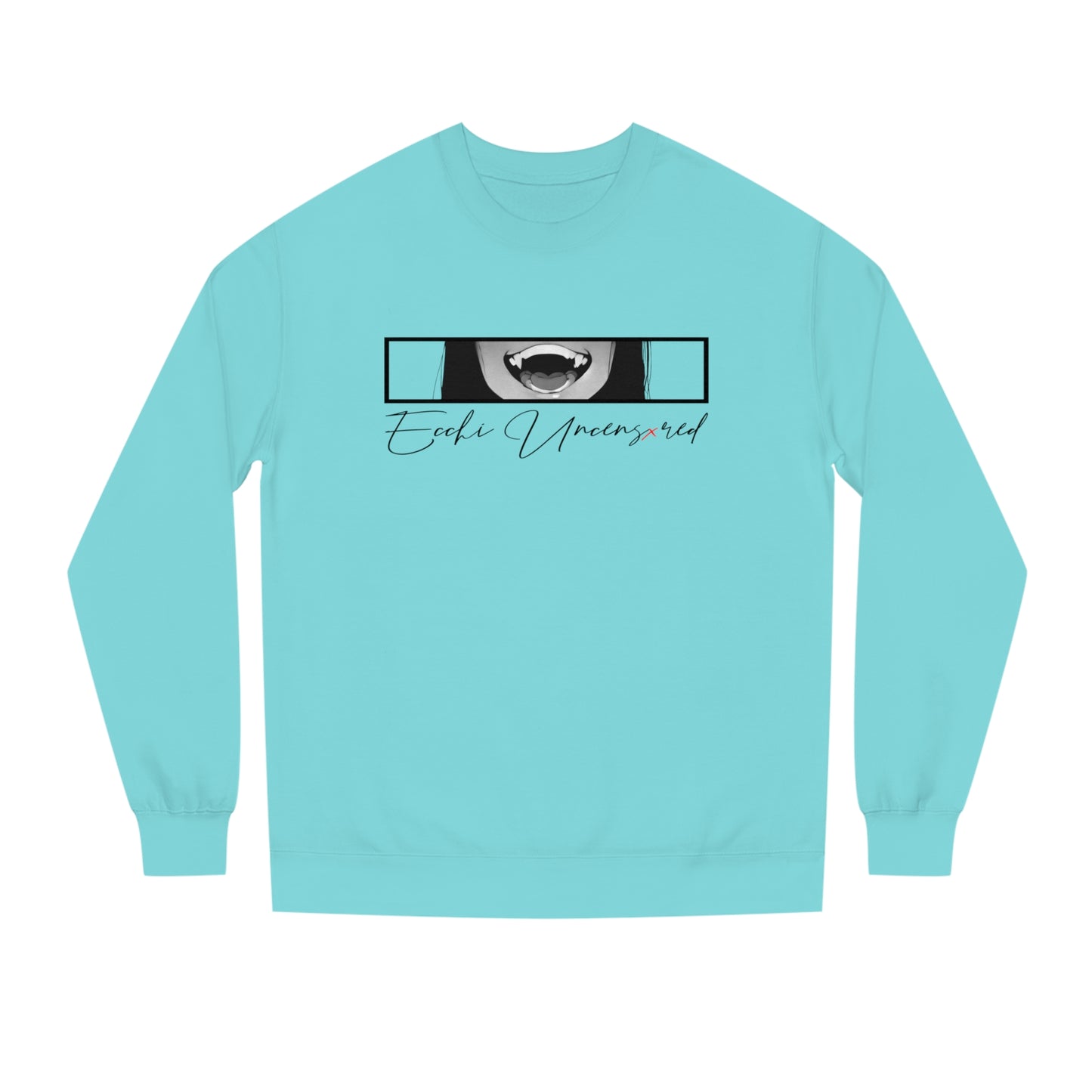 Creepy Ahegao • Crew Neck Sweatshirt • Print