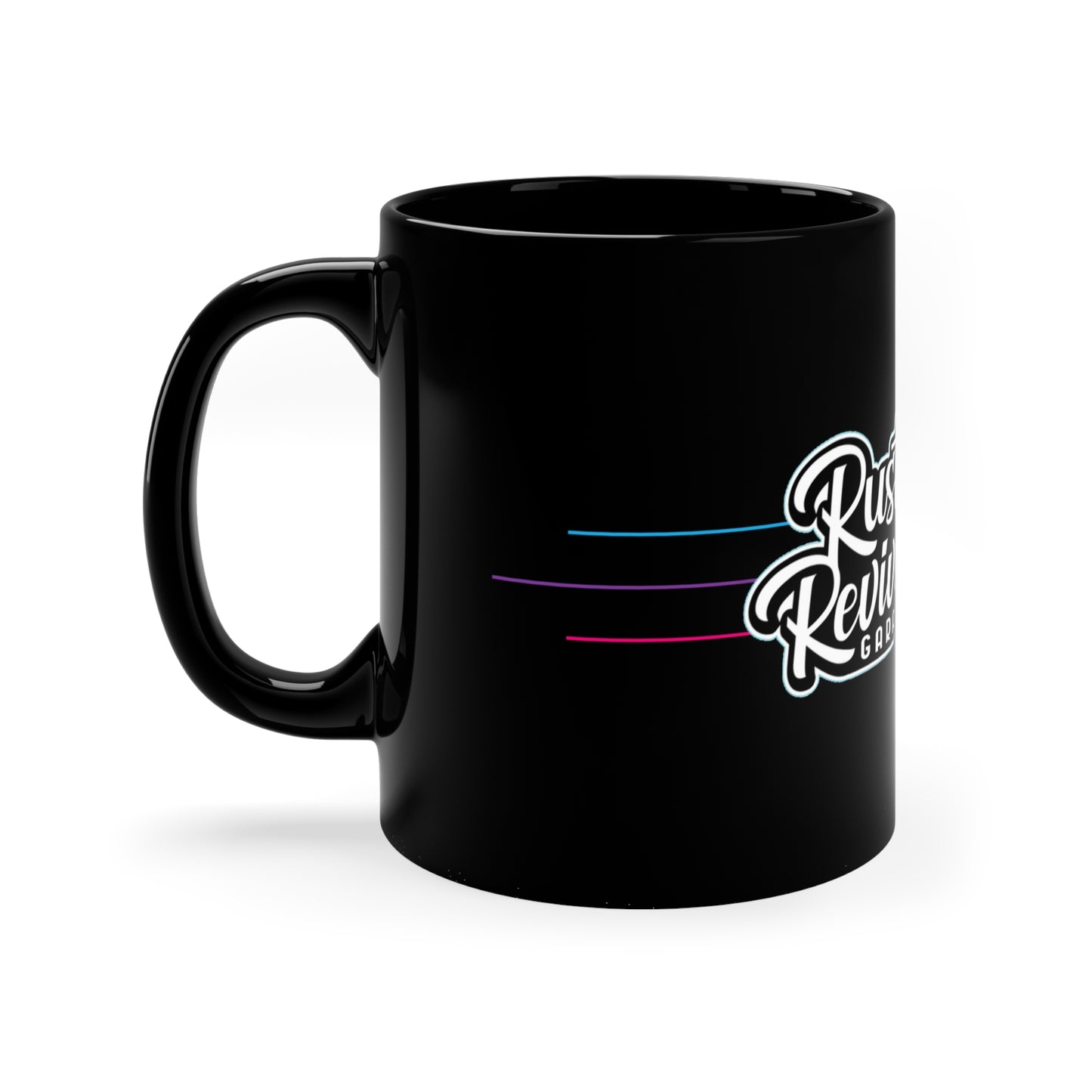 Black Coffee Mug, 11oz