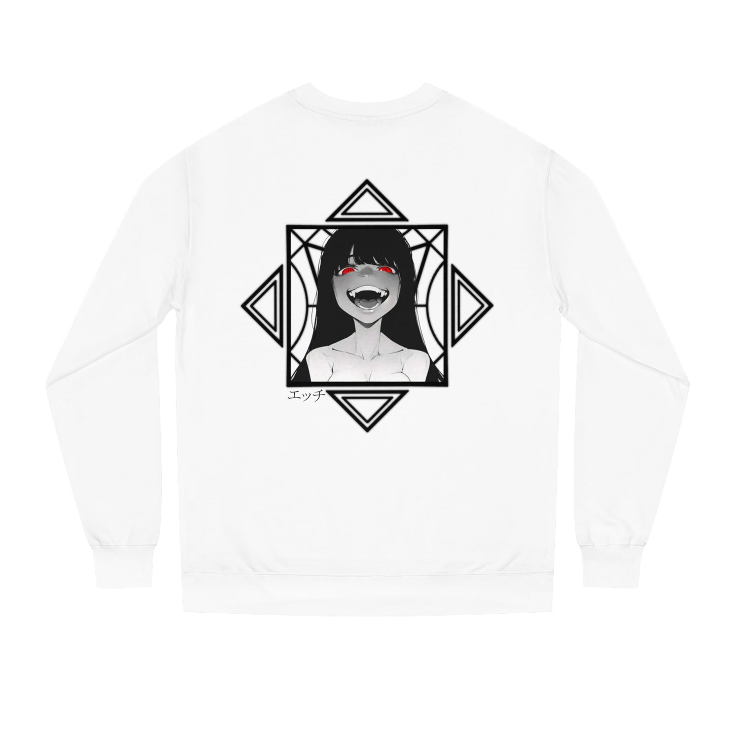 Creepy Ahegao • Crew Neck Sweatshirt • Print