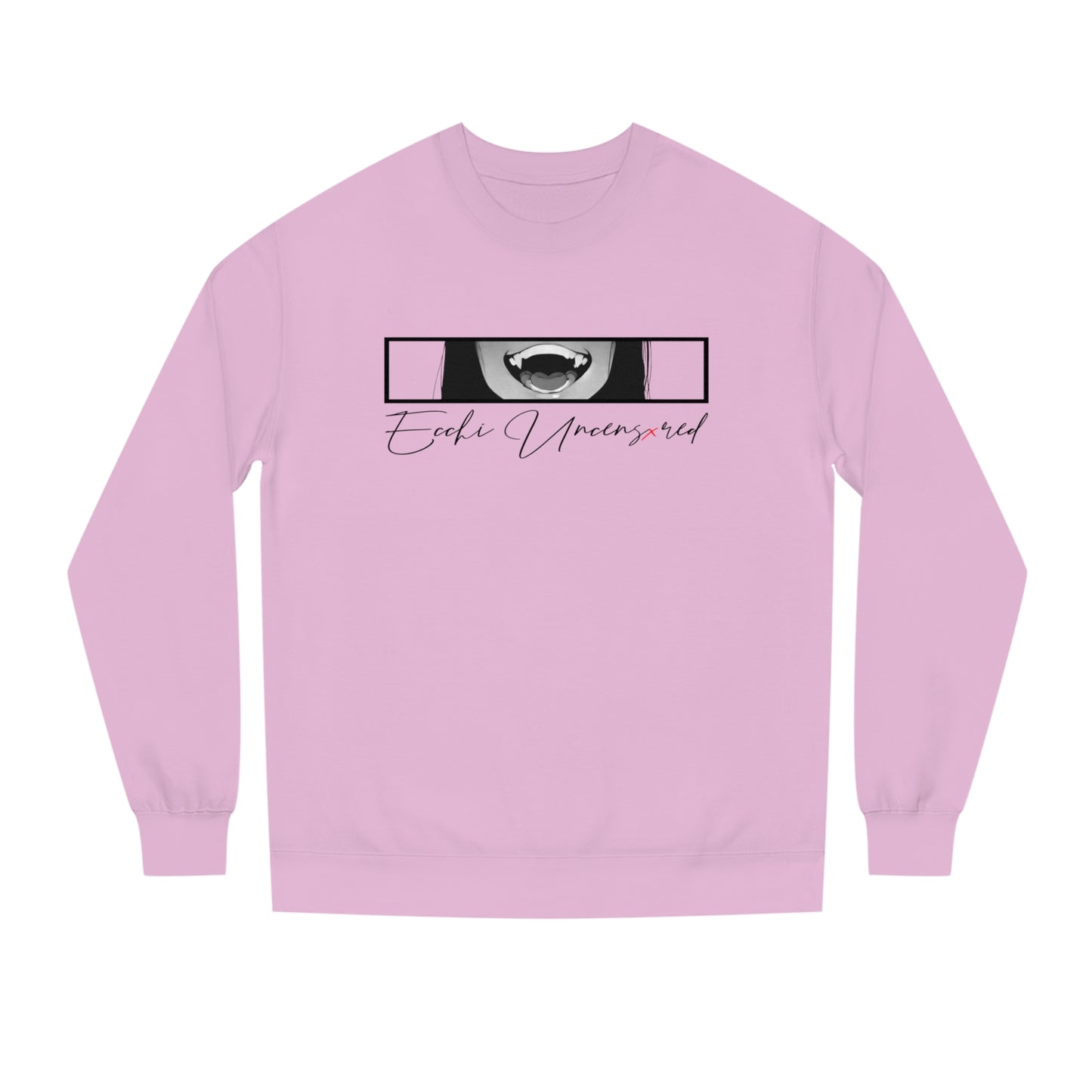 Creepy Ahegao • Crew Neck Sweatshirt • Print
