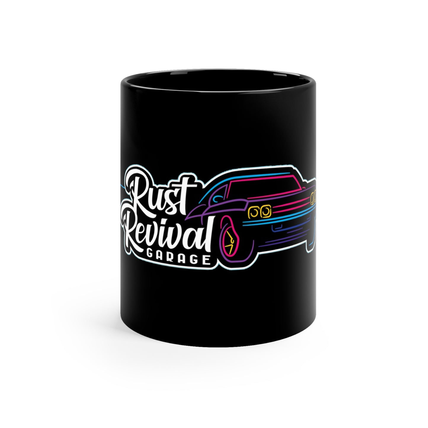 Black Coffee Mug, 11oz