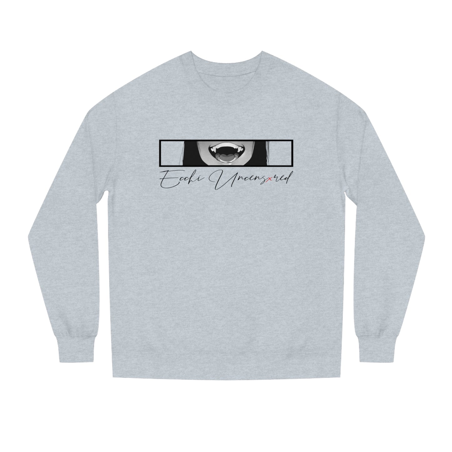 Creepy Ahegao • Crew Neck Sweatshirt • Print