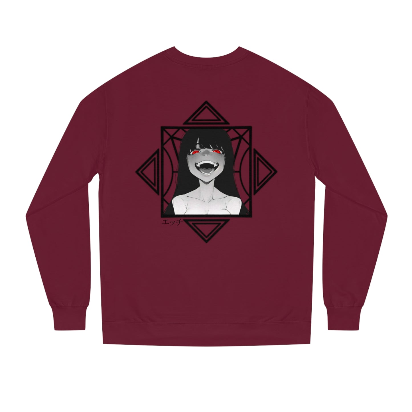 Creepy Ahegao • Crew Neck Sweatshirt • Print