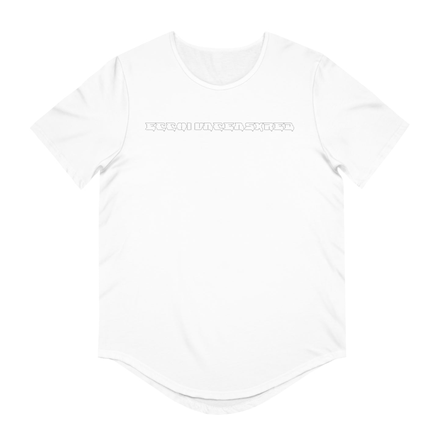 Ecchi Ascii Uncensxred • Hem T-Shirt • Print