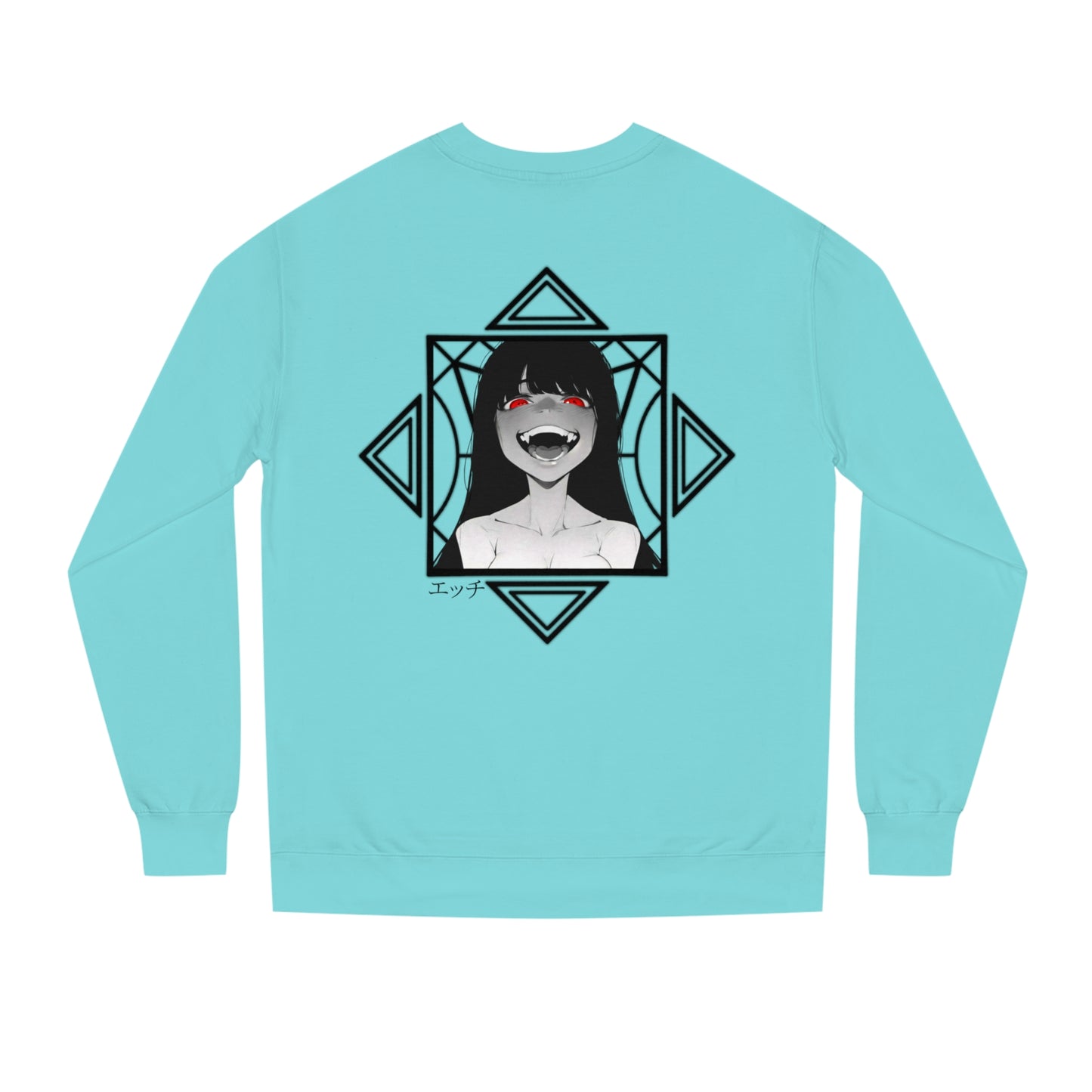 Creepy Ahegao • Crew Neck Sweatshirt • Print