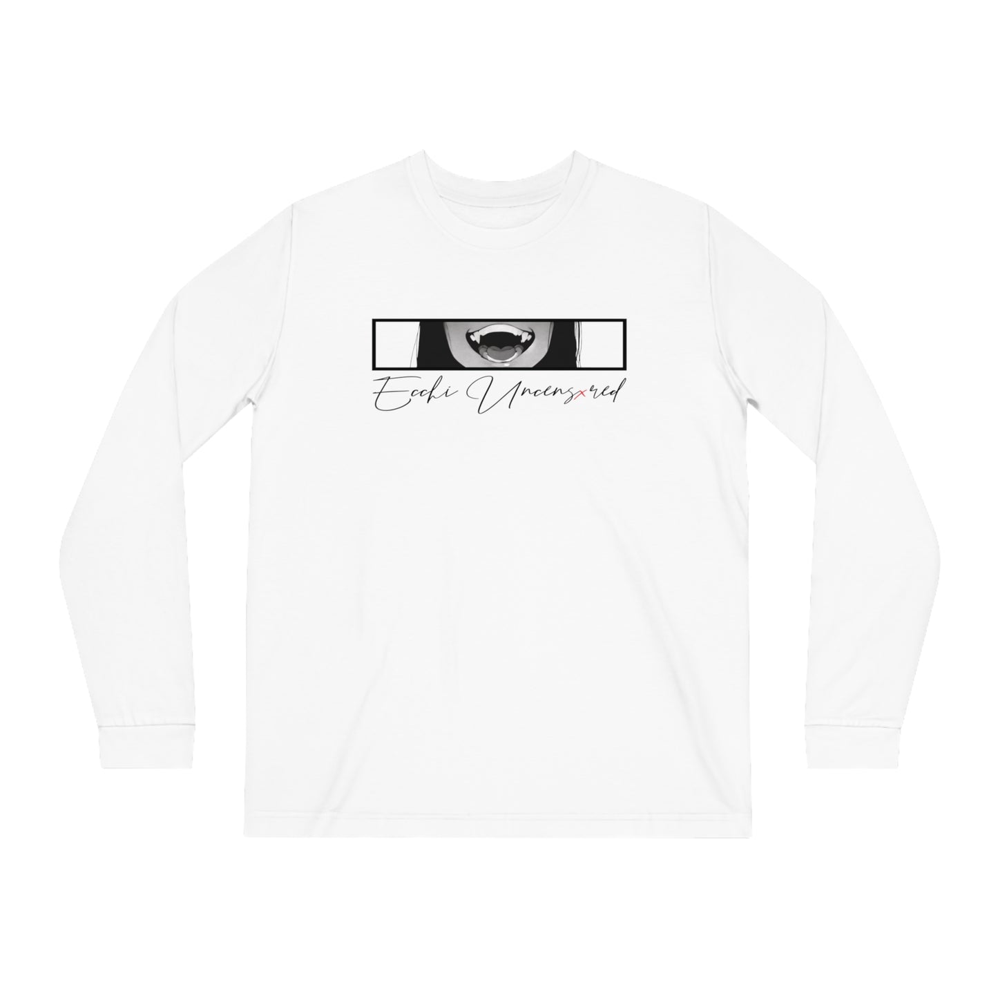 Creepy Ahegao •  Long Sleeve T-Shirt • Print