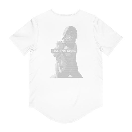 Ecchi Ascii Uncensxred • Hem T-Shirt • Print